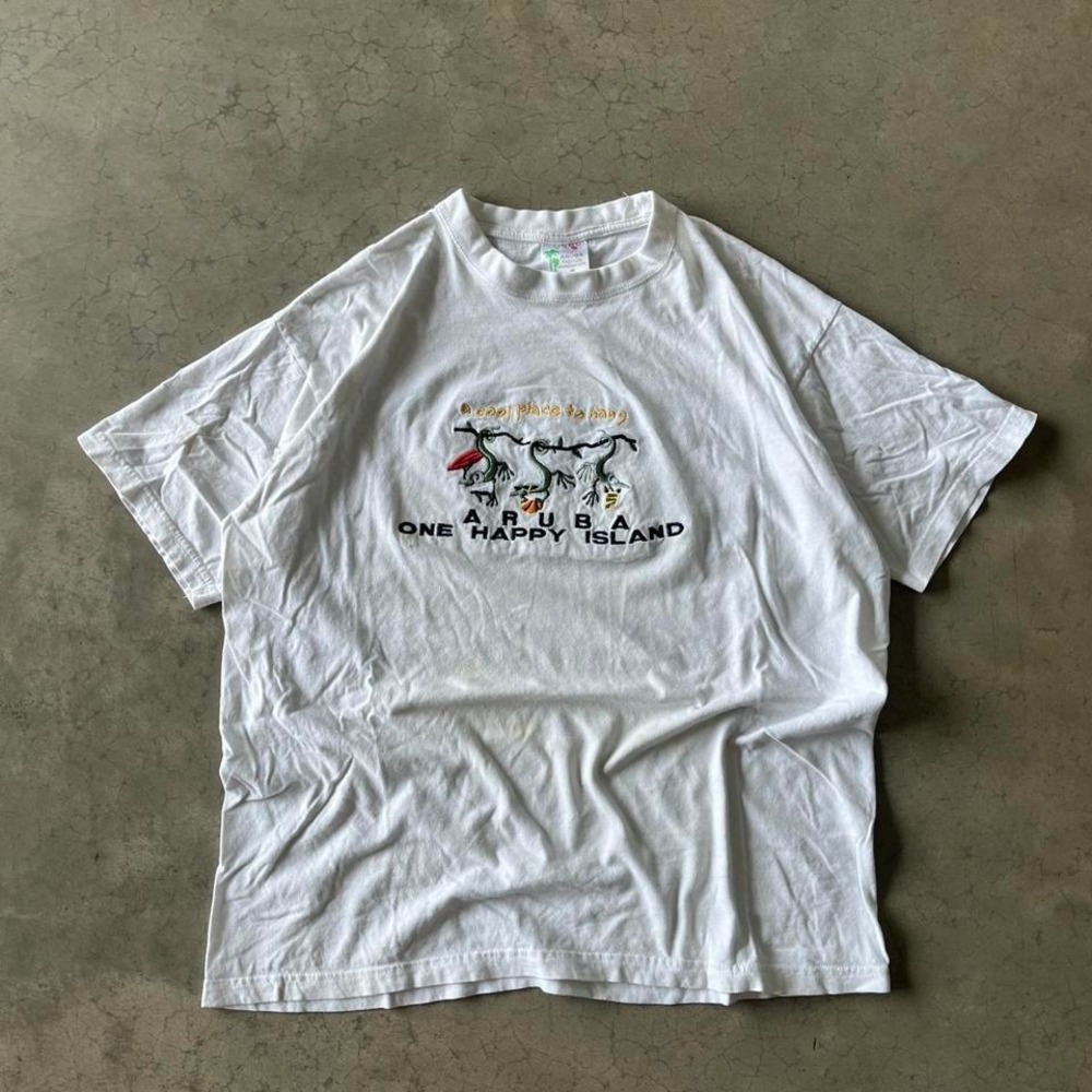 vintage 90s aruba beach shirt‎